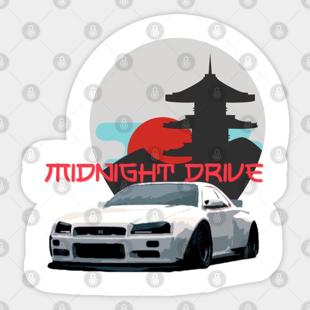 JDM car Sticker by pvinh23